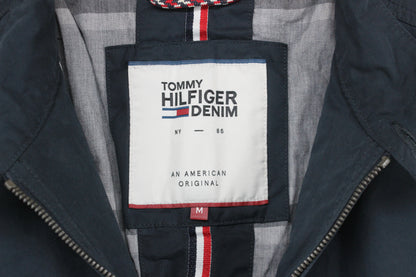 Mens Jacket Full Zip Logo Patch