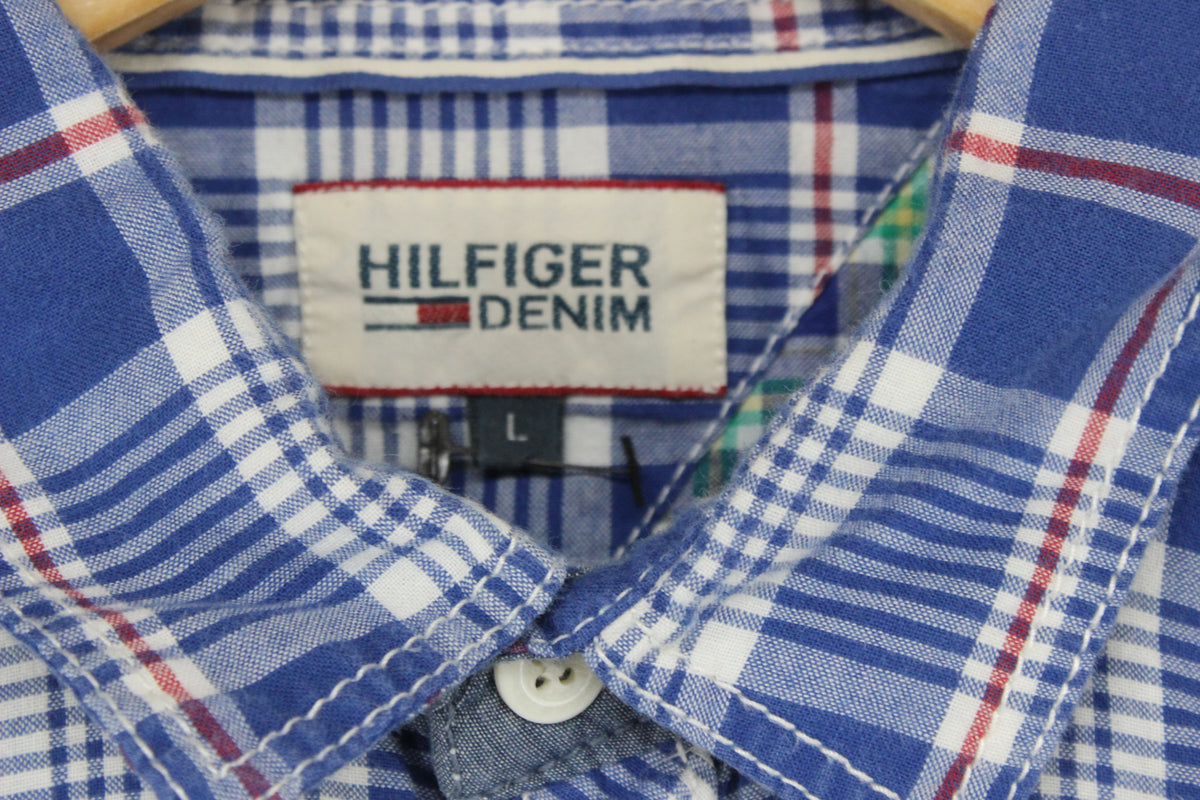 Mens Plaid Shirt Button Up Long Sleeve