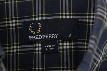 Mens Check Shirt Button Up Short Sleeve