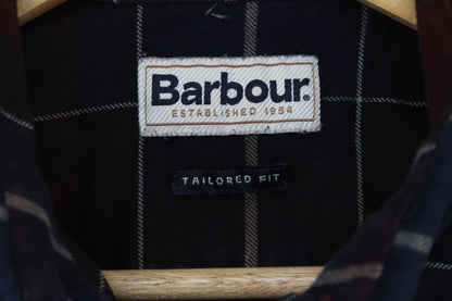 Mens Plaid Shirt Button Up Tailored