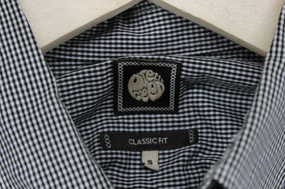 Mens Shirt Classic Fit Button Up Casual Check