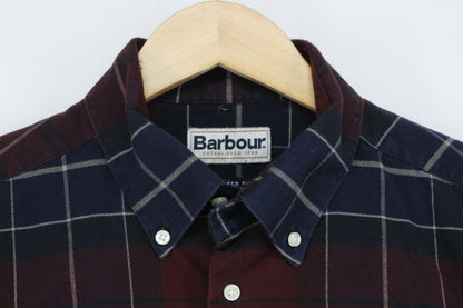 Mens Plaid Shirt Button Up Tailored