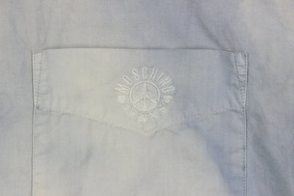 Mens Shirt Short Sleeve Button Up
