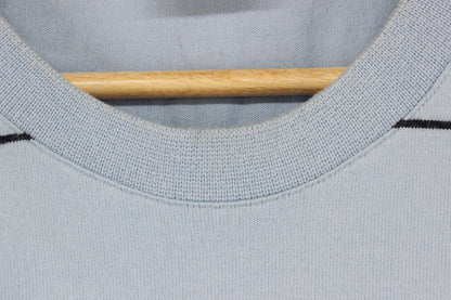 Mens Sweatshirt Striped Long Sleeve Crew Neck