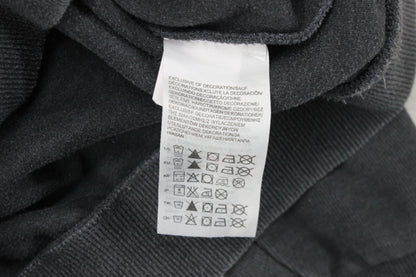 Mens 1/4 Zip Sweatshirt Ribbed Knit Logo