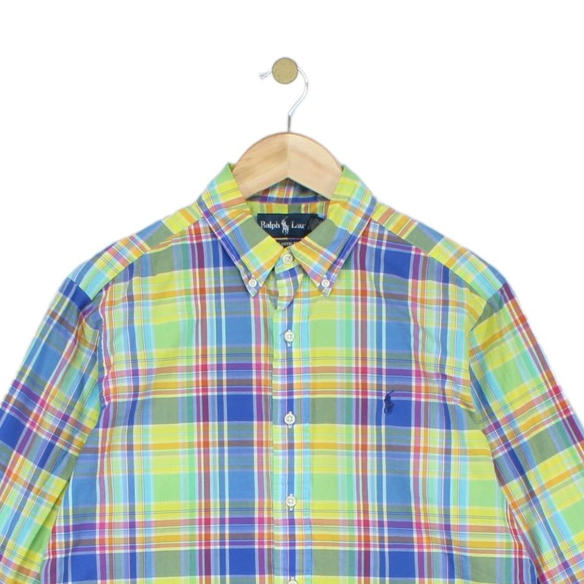 Mens Vintage Ralph Lauren Plaid Shirt
