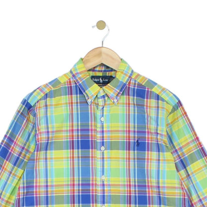 Mens Vintage Ralph Lauren Plaid Shirt
