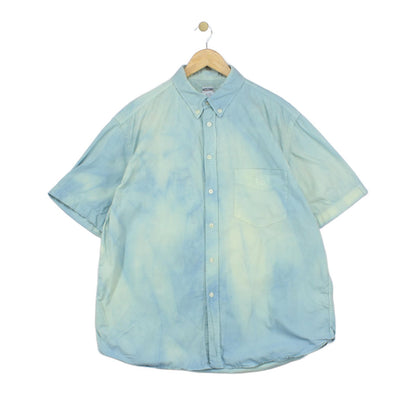 Mens Shirt Short Sleeve Button Up