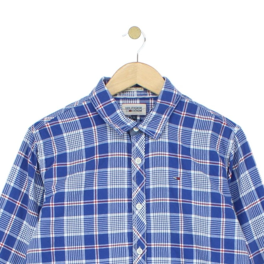 Mens Plaid Shirt Button Up Long Sleeve