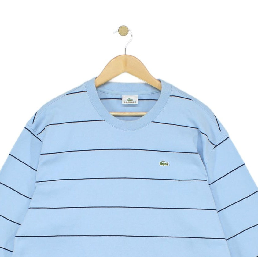 Mens Sweatshirt Striped Long Sleeve Crew Neck