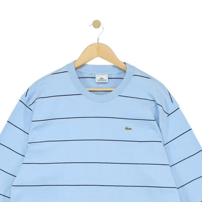 Mens Sweatshirt Striped Long Sleeve Crew Neck
