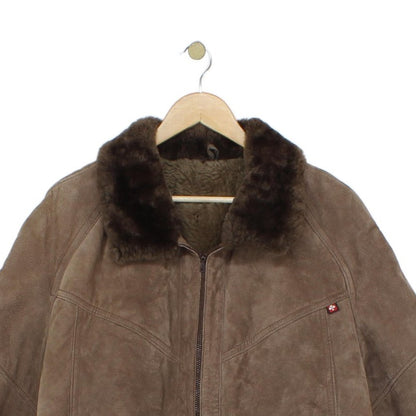 Mens Leather Jacket Shearling Lined Yugoslavia