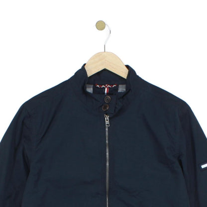 Mens Jacket Full Zip Logo Patch