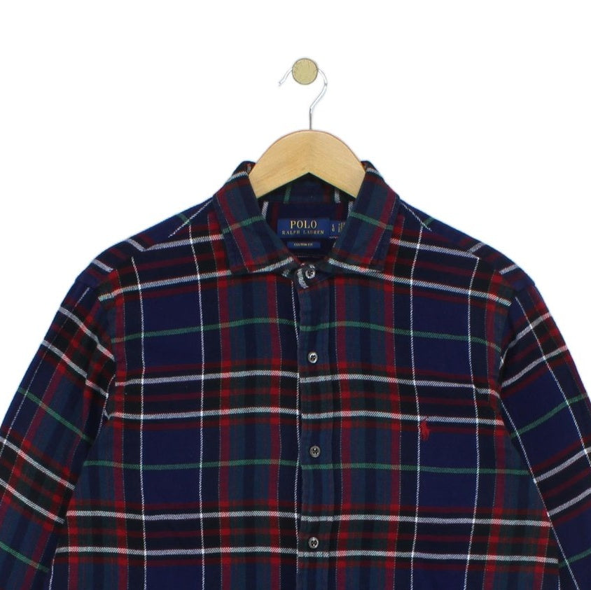 Mens Flannel Plaid Shirt Custom Fit