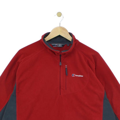 Mens 1/4 Zip Fleece Lightweight Outdoor Active