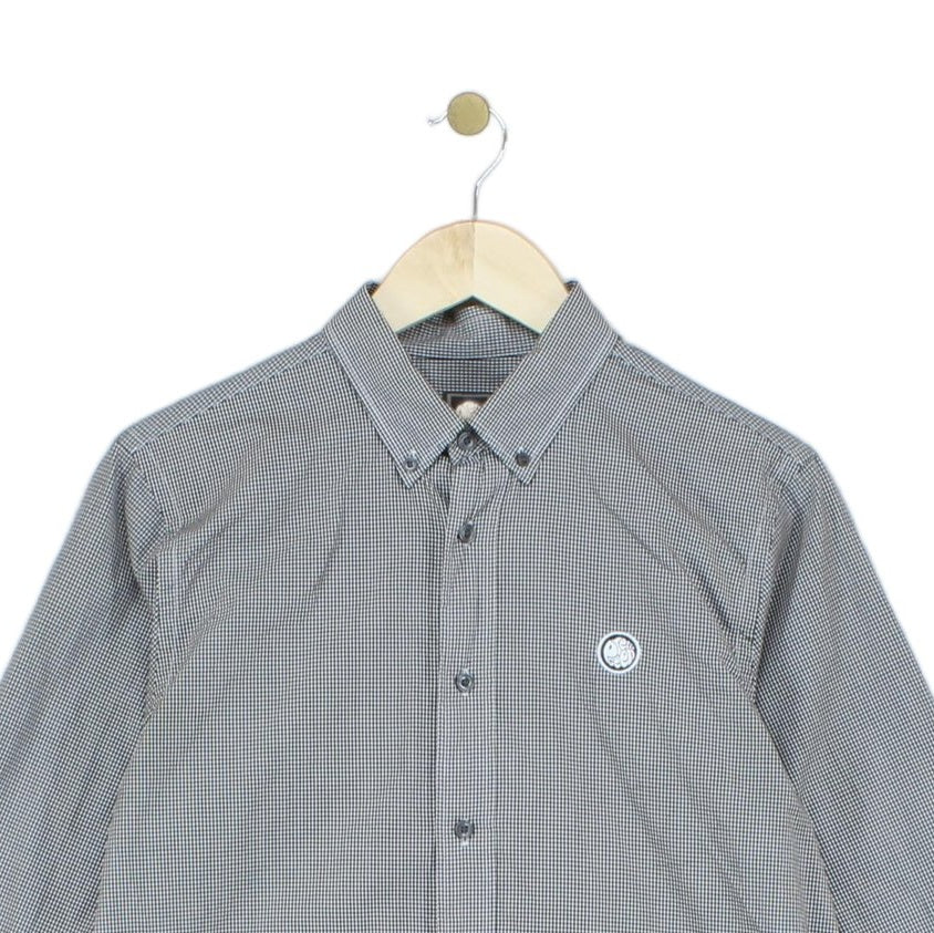 Mens Shirt Classic Fit Button Up Casual Check
