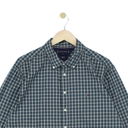 Mens Plaid Shirt Button Up Thflex