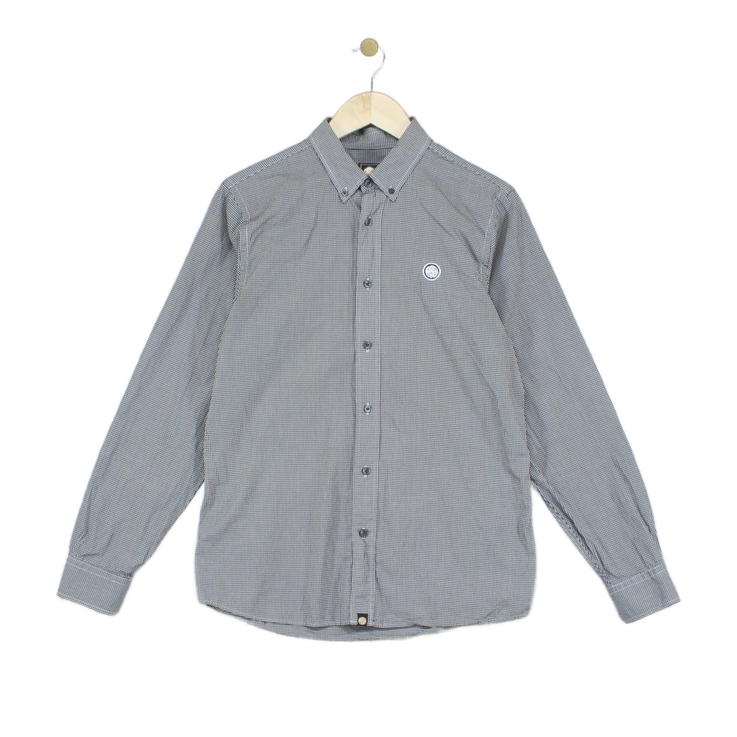 Mens Shirt Classic Fit Button Up Casual Check