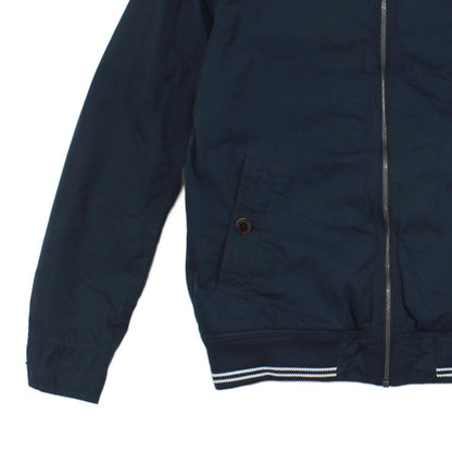 Mens Jacket Full Zip Logo Patch