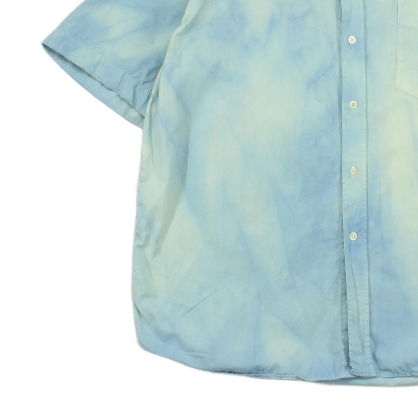 Mens Shirt Short Sleeve Button Up