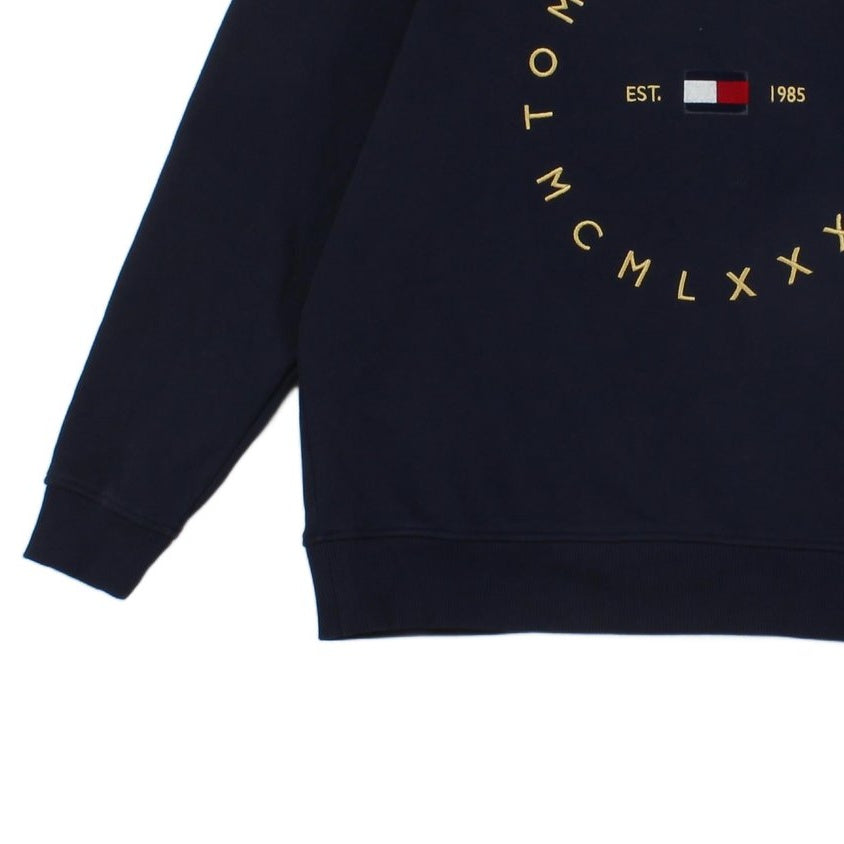 Womens Oversized Sweatshirt Logo Crew Neck