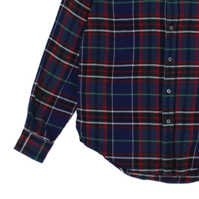 Mens Flannel Plaid Shirt Custom Fit