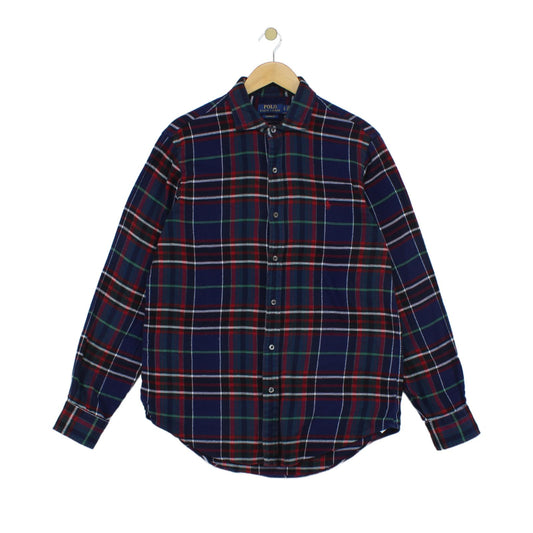 Mens Flannel Plaid Shirt Custom Fit