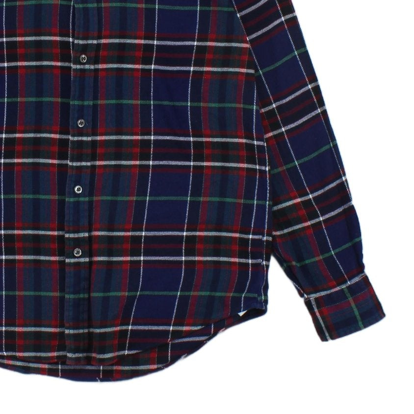 Mens Flannel Plaid Shirt Custom Fit