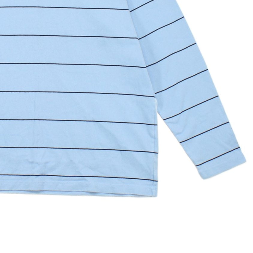 Mens Sweatshirt Striped Long Sleeve Crew Neck