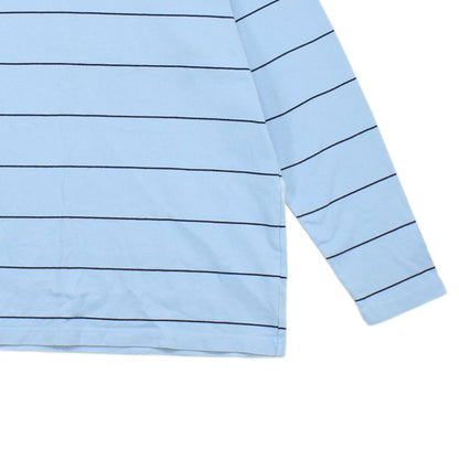 Mens Sweatshirt Striped Long Sleeve Crew Neck