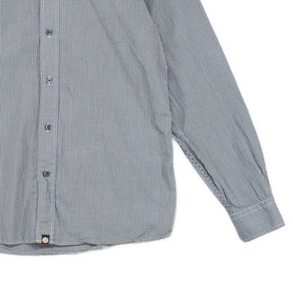 Mens Shirt Classic Fit Button Up Casual Check