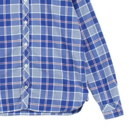 Mens Plaid Shirt Button Up Long Sleeve