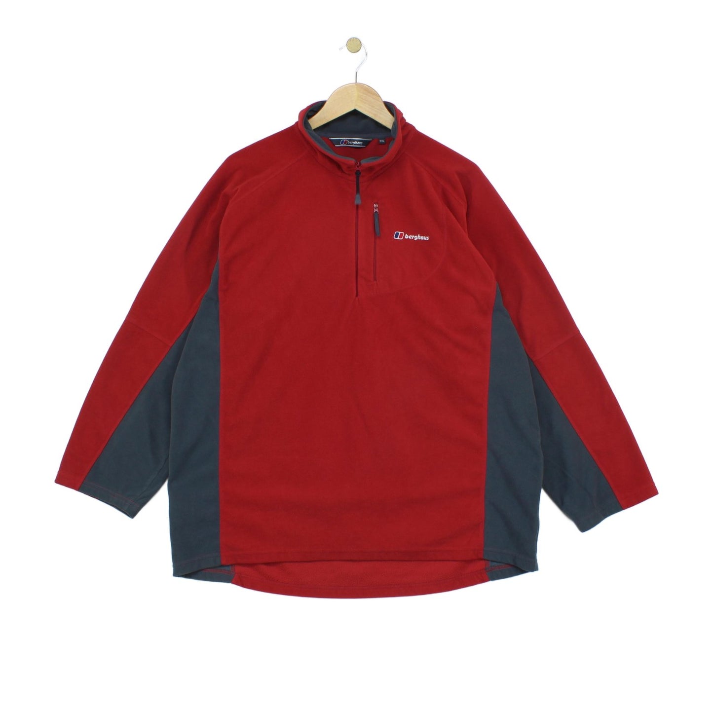 Mens 1/4 Zip Fleece Lightweight Outdoor Active