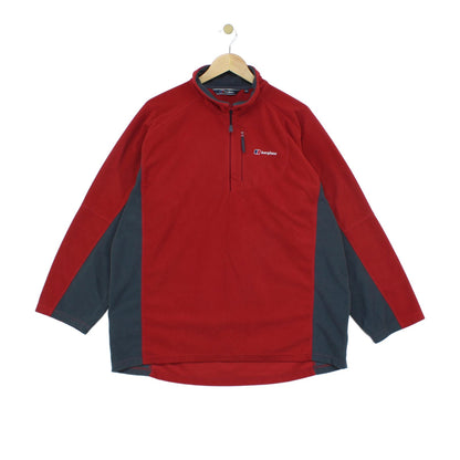 Mens 1/4 Zip Fleece Lightweight Outdoor Active
