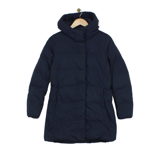Womens Quilted Coat Down Lightweight Hooded Full Zip
