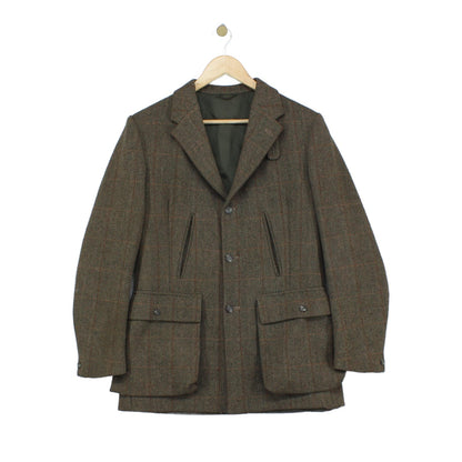 Mens Scottish Tweed Blazer Uk Made Notch Lapel