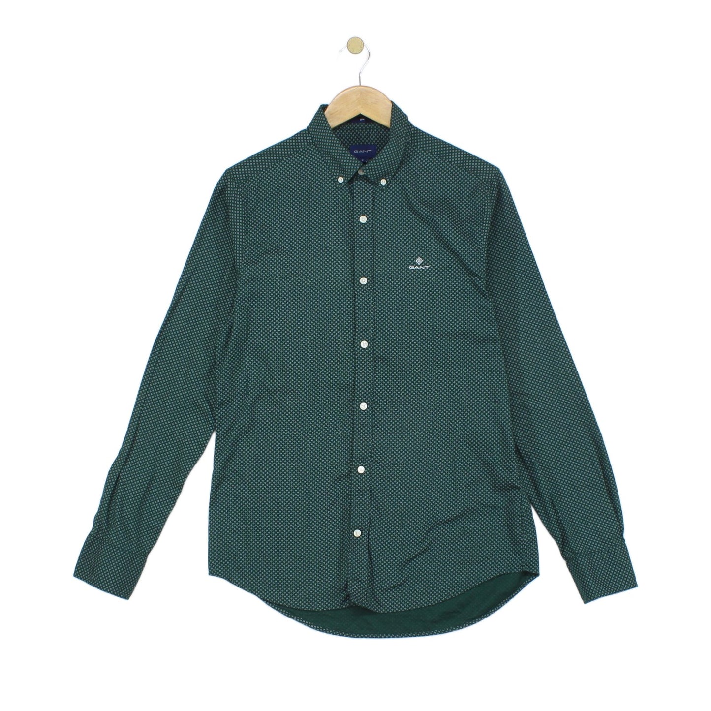 Mens Shirt Slim Button Down Printed