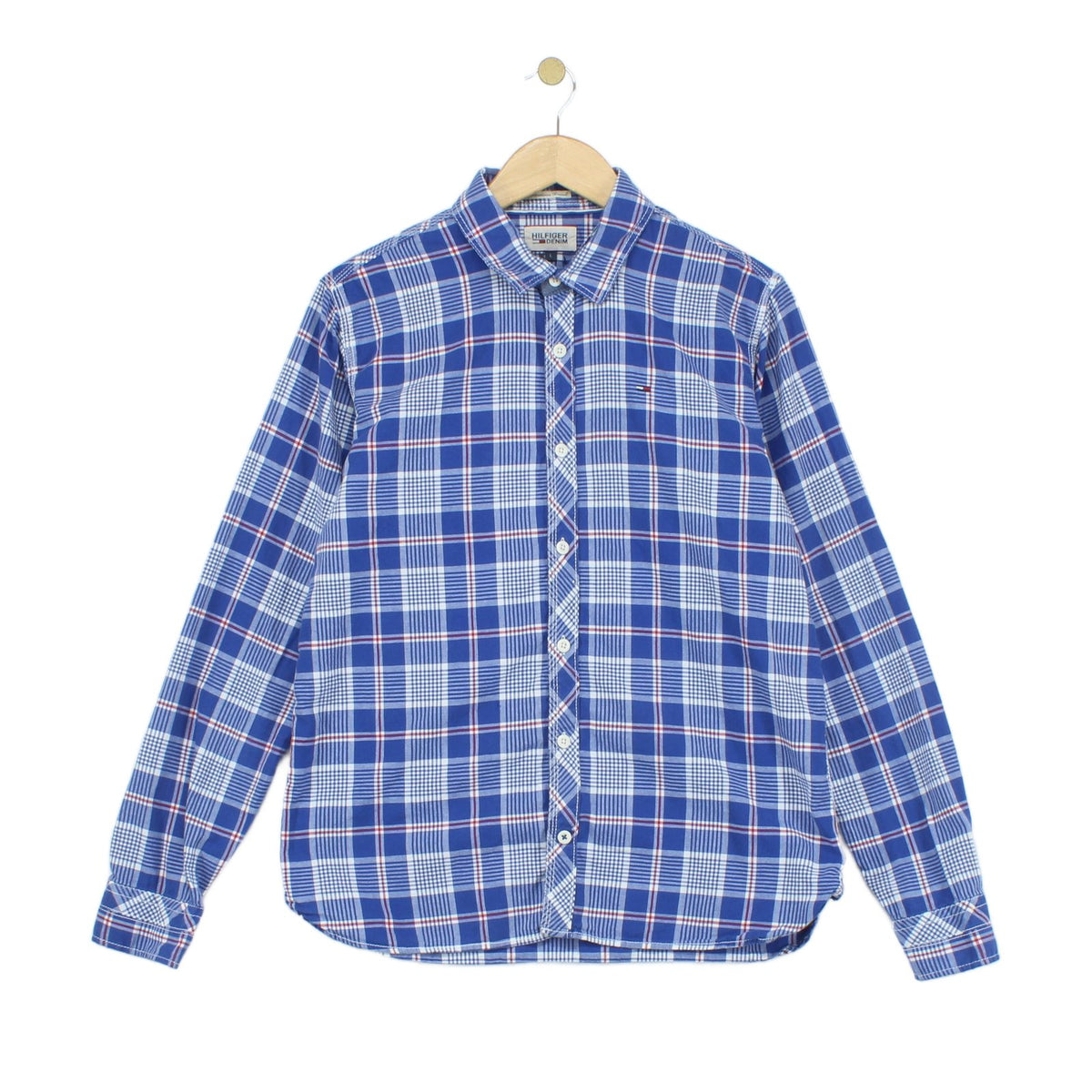 Mens Plaid Shirt Button Up Long Sleeve