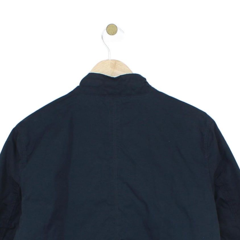 Mens Jacket Full Zip Logo Patch