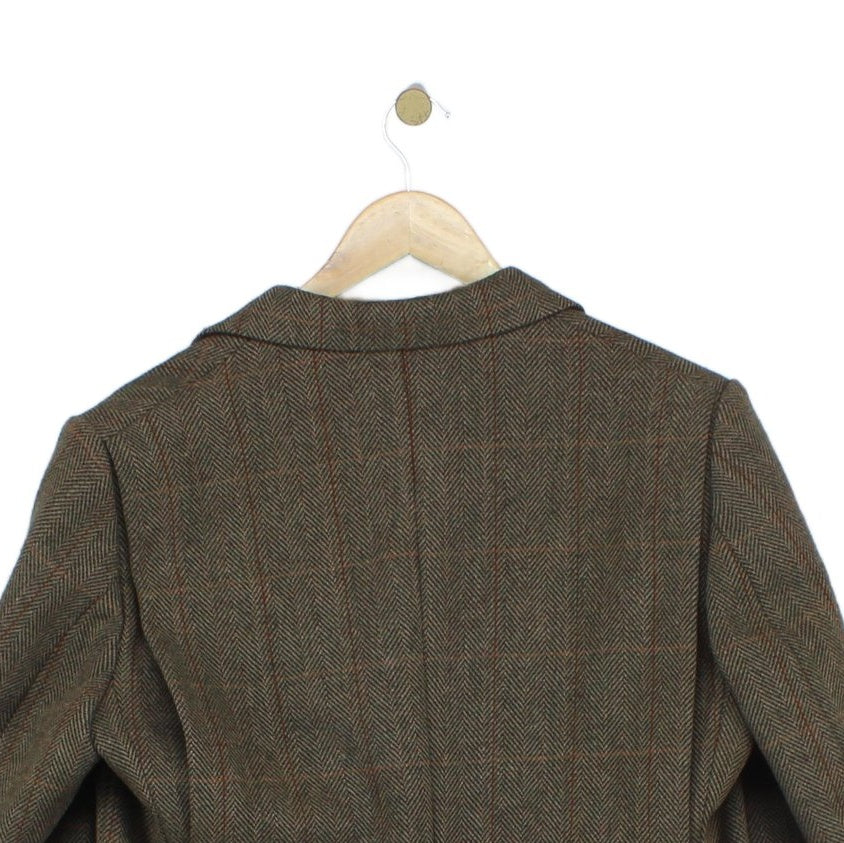 Mens Scottish Tweed Blazer Uk Made Notch Lapel