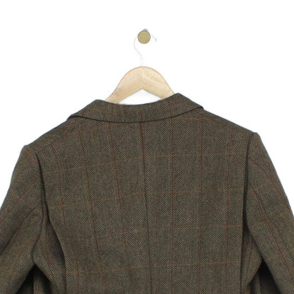 Mens Scottish Tweed Blazer Uk Made Notch Lapel