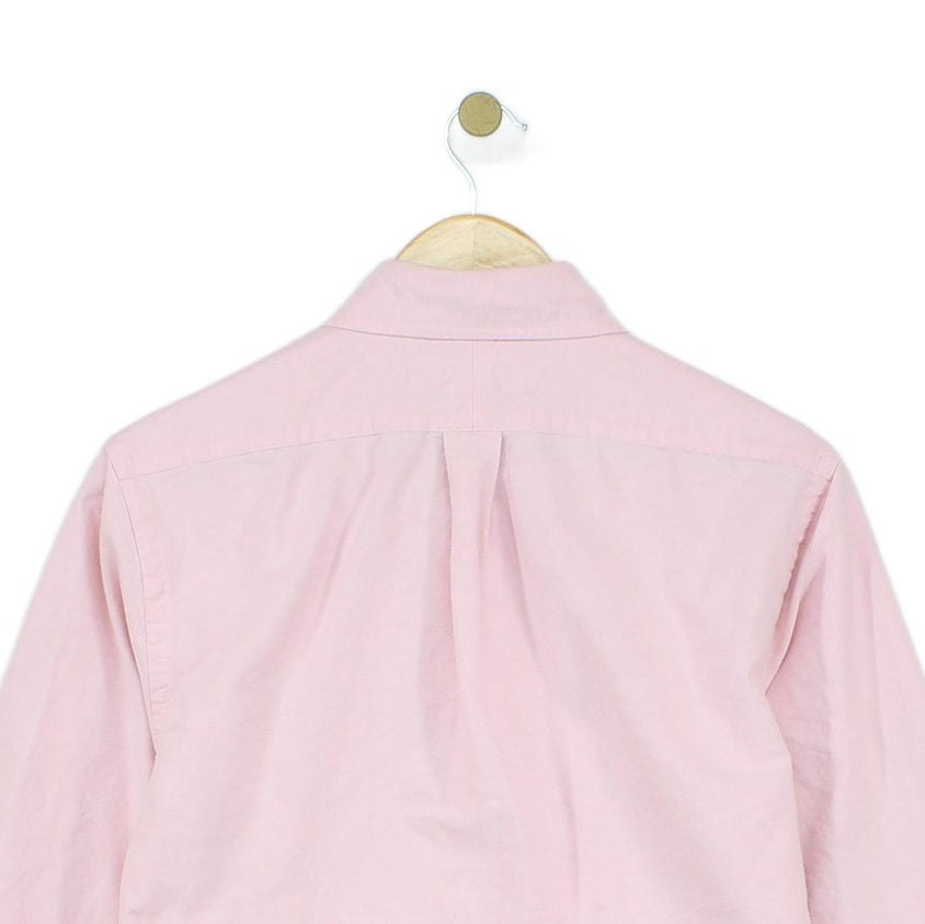 Mens Oxford Shirt Slim Fit Button Up Long Sleeve
