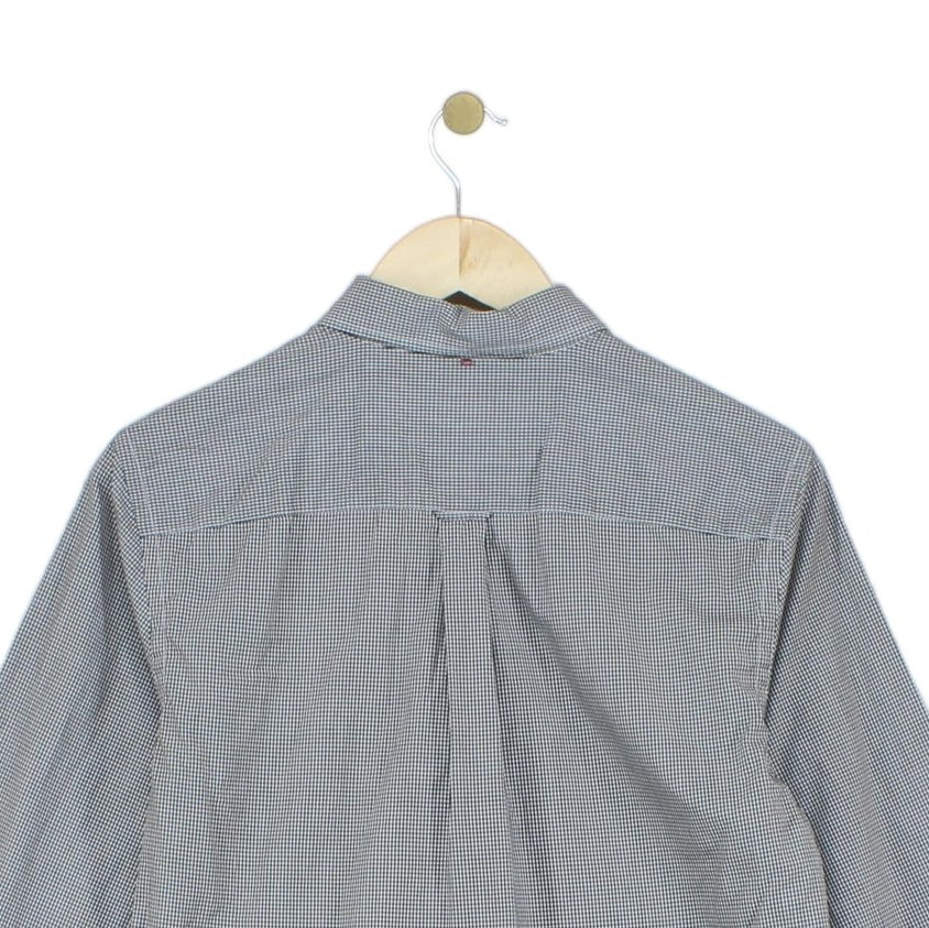 Mens Shirt Classic Fit Button Up Casual Check