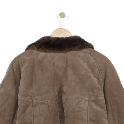 Mens Leather Jacket Shearling Lined Yugoslavia