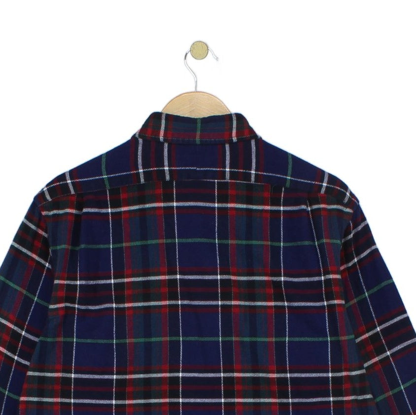 Mens Flannel Plaid Shirt Custom Fit