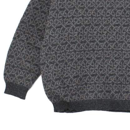 Mens Abstract Jumper Chunky Knit Uk Made