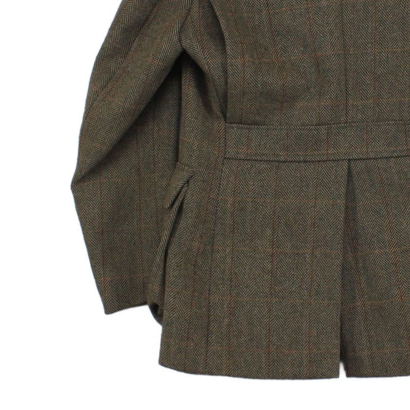Mens Scottish Tweed Blazer Uk Made Notch Lapel