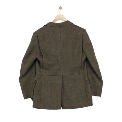 Mens Scottish Tweed Blazer Uk Made Notch Lapel
