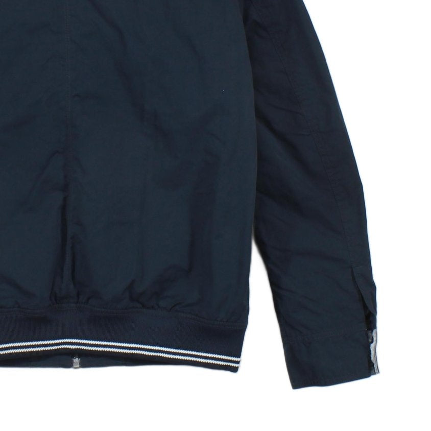 Mens Jacket Full Zip Logo Patch