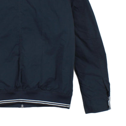Mens Jacket Full Zip Logo Patch